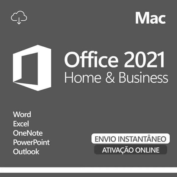 Office 2021 Home and Business para Mac - Licença Original