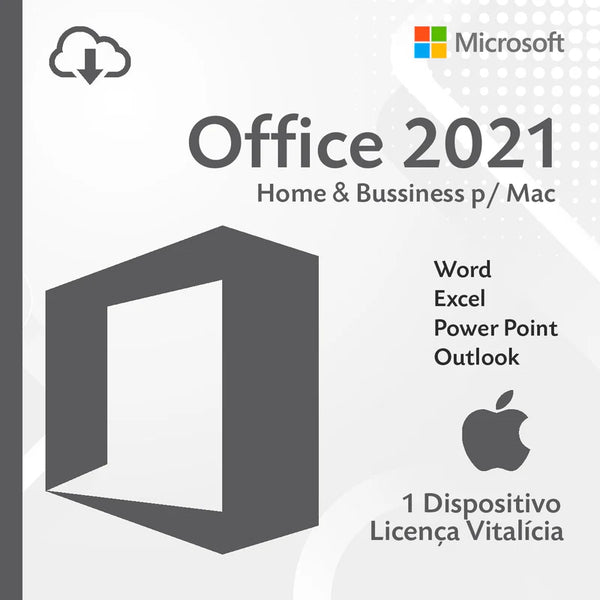 Office 2021 Home and Business para Mac - Licença Original