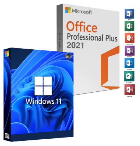 Windows 11 Pro + Office 2021 Professional Plus Licença Original Vitalícia