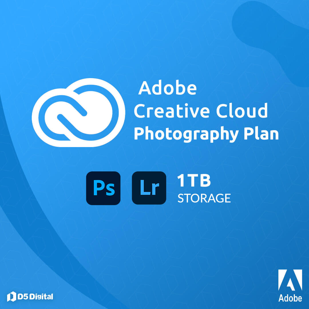 Adobe Fotografia 2026 1 TB 1 Mes - Código de Resgate
