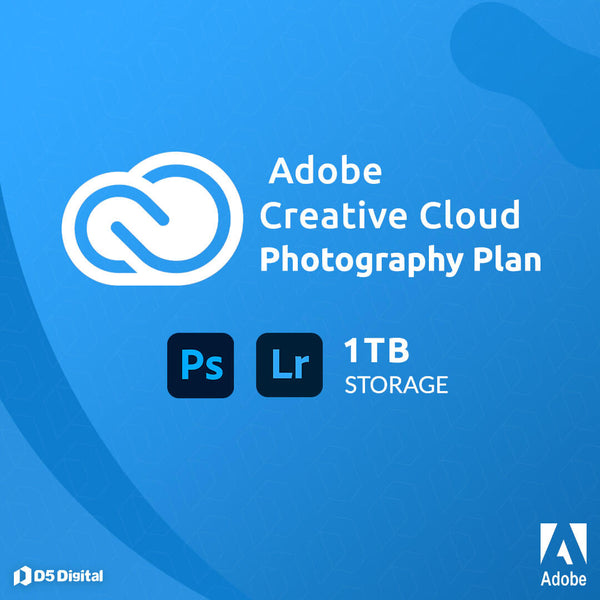Adobe Fotografia 2026 1 TB 1 Mes - Código de Resgate