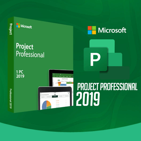 Project 2019 Professional - Chave vinculável à conta Microsoft