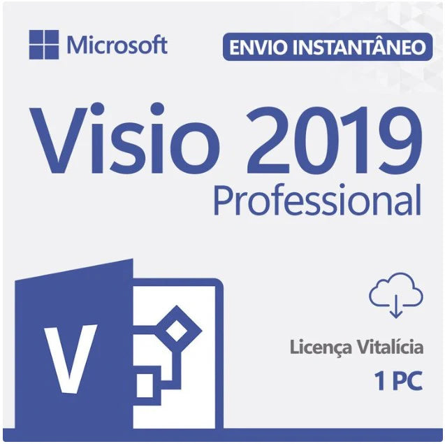 Visio 2019 Pro - Licença Original Vitalícia